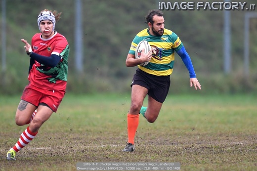 2018-11-11 Chicken Rugby Rozzano-Caimani Rugby Lainate 030